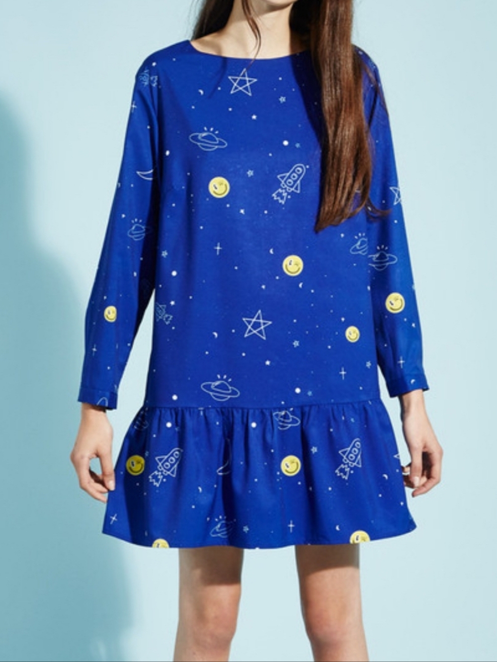 The White Pepper Blue Rocket Dress Size Small